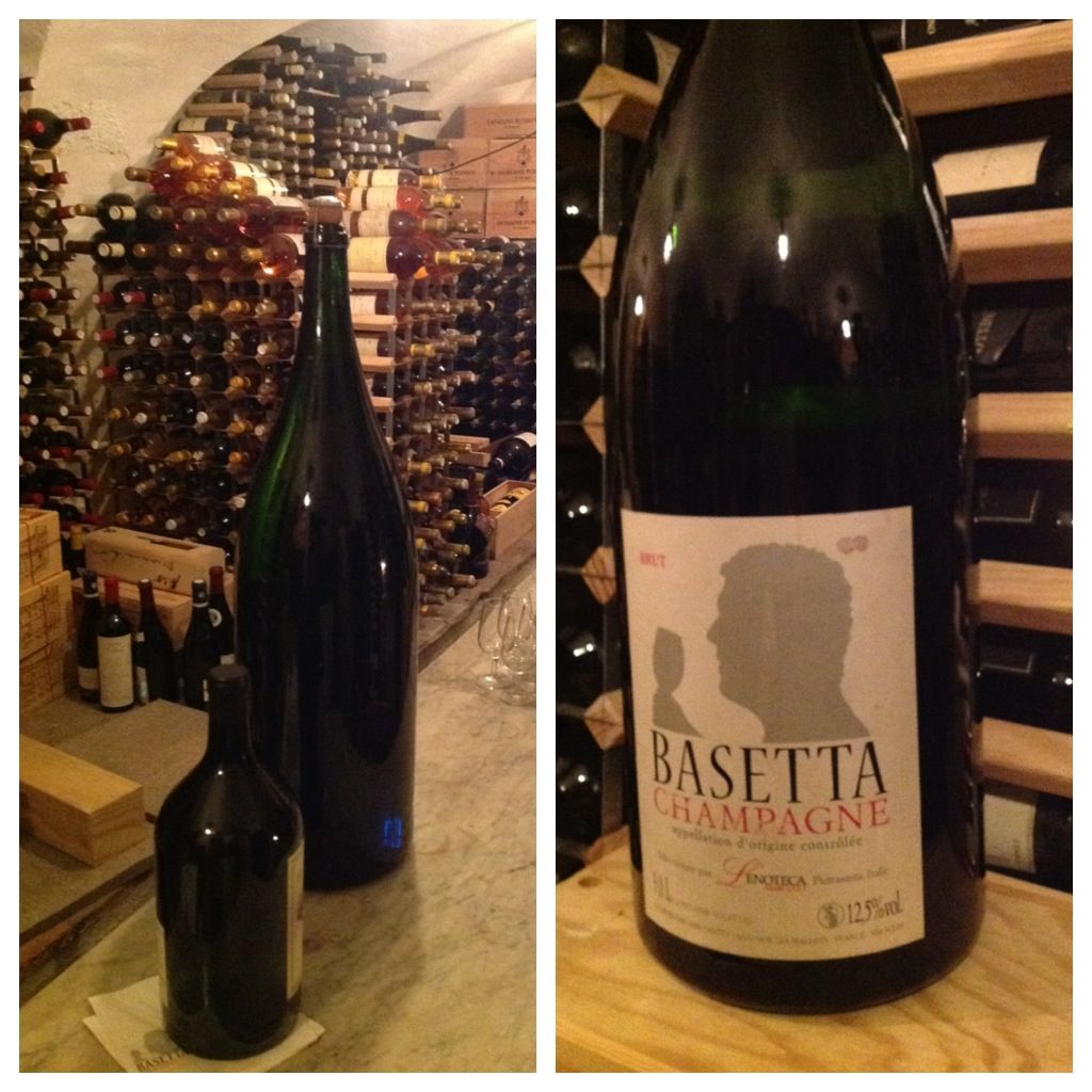 Marcucci Enoteca and Basetta champagne
